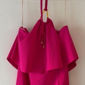 TRINA TURK Soozy Dress | Pink Stretch Halter Dress SIZE 12 NWT $398